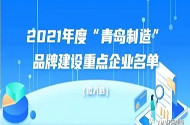 熱烈祝賀海美特2021年度青島制造品牌建設重點企業榜上有名